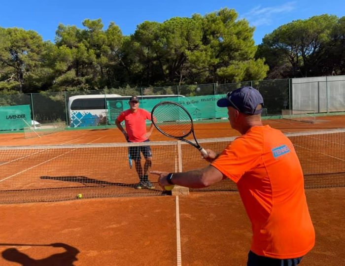 Swedish tennis camp coach